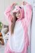 Пижама Кигуруми взрослая BearWear Бегемотик розовый, K1W1-0152