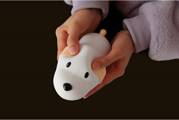 Силиконовый ночник &laquo;Щенок&raquo; Papa Puppy с сенсором для изменения яркости и таймером
