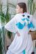 Пижама Кигуруми взрослая BearWear Единорог с крылышками бело-голубой, K1W1-0018