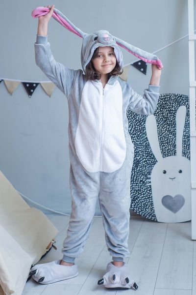 Пижама Кигуруми детская BearWear Кролик ушастый (на молнии), K0W1-0087-XL