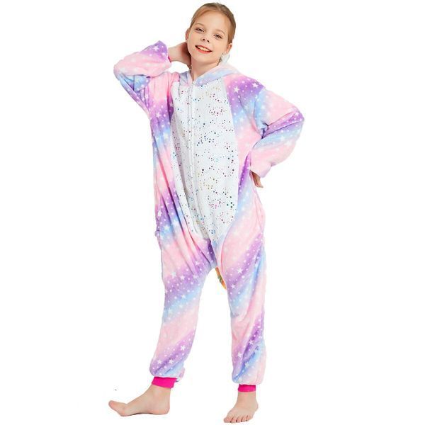 Пижама Кигуруми детская BearWear Единорог звездное небо New (на молнии), K0W1-0128-XL