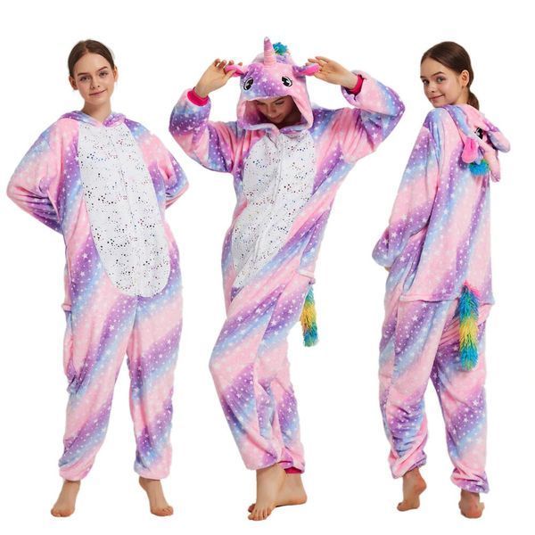 Пижама Кигуруми взрослая BearWear Единорог звездное небо New (на молнии), K1W1-0182-XL