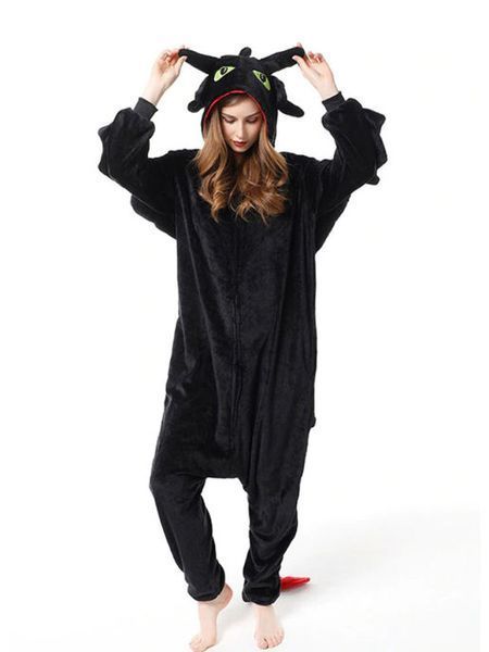 Пижама Кигуруми взрослая BearWear Беззубик Small Wings (Как приручить Дракона) на молнии, K1W1-0198-XL