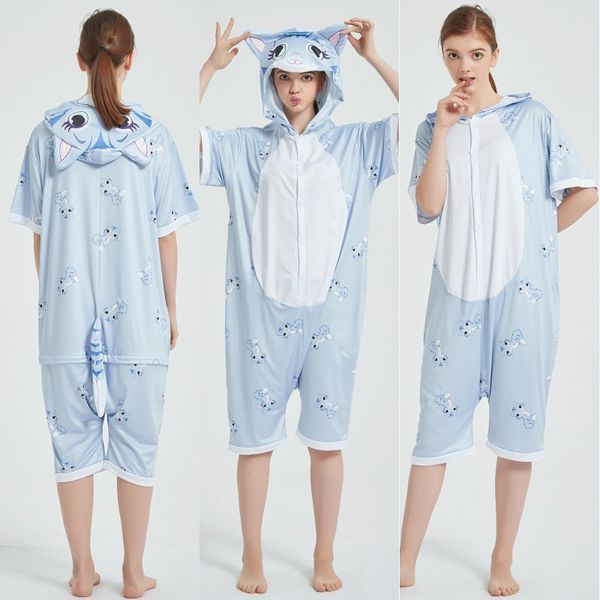 Кигуруми взрослая BearWear Котик летняя (ледяной шелк)