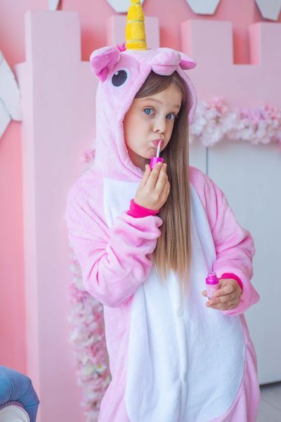 Пижама Кигуруми детская BearWear Единорог розовый, K0W1-0019-XL