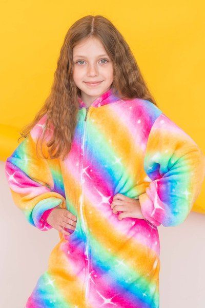 Пижама Кигуруми детская BearWear Единорог Брайт (на молнии), K0W1-0074-XL