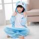 Пижама Кигуруми детская BearWear Зайка New голубой, K0W1-0118-XL