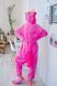 Пижама Кигуруми взрослая BearWear Единорог малиновый, K1W1-0027-XL