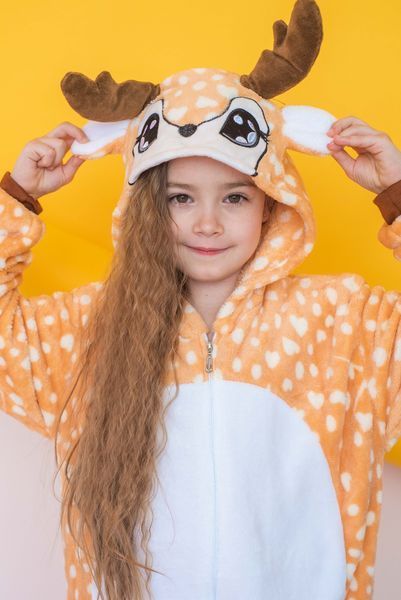 Пижама Кигуруми детская BearWear Бемби (олененок) на молнии, K0W1-0039-XL