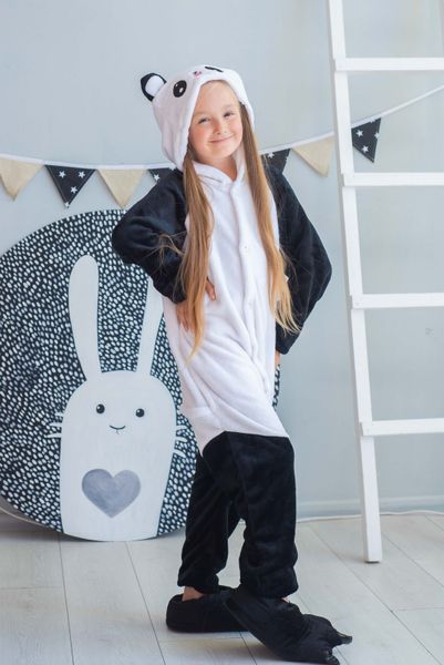 Пижама Кигуруми детская BearWear Панда Веселая, K0W1-0041-XL