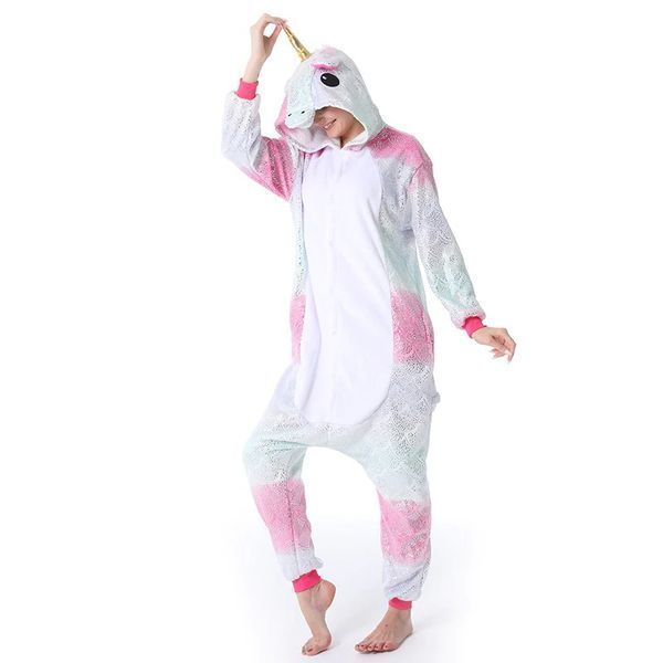 Пижама Кигуруми взрослая BearWear Единорог Блинки, K1W1-0196-XL